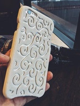 chinês fumaça design iphone 6 caso pinshape designer casos apple padrões 6s case 3d print model - Mito3D
