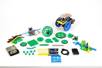 bitbeam construction set pinshape 3d design Roboter Stamm Bau kit arduino 3d print model - Mito3D