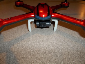jjrc h11d quadcopter legs pinshape feet 3d print model - Mito3D