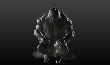 batman's waiting pinshape 3d-design 3d print model - Mito3D
