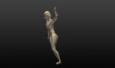 woman pinshape 3d-design 3d print model - Mito3D