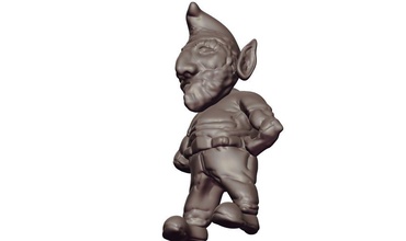 angry dwarf pinshape 3d-design 3d print model - Mito3D