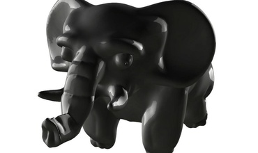 lonely elephant pinshape 3d-design 3d print model - Mito3D