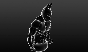 batman bust pinshape 3d-design 3d print model - Mito3D