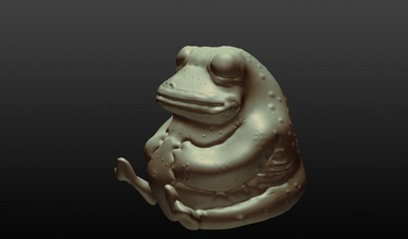 fat frog pinshape 3d design 3d print model - Mito3D