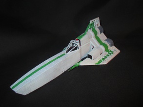 colonial viper mk1 battle star galactica pinshape navire vipère battlestar 3d print model - Mito3D