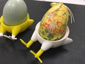 easter egg cup pinshape eggcup egg-cup eggs eggman easteregg easter-egg easterbunny deco 3d print model - Mito3D