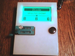 transistor componente probador caso amplio pcb versión pinshape Diseño 3d 3d print model - Mito3D