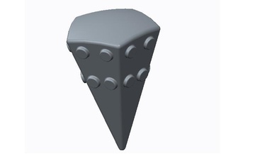 componente pentagonale giocatto pallone calcio pinshape giochi per bambini 3d print model - Mito3D