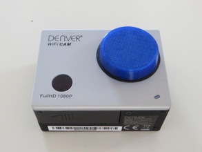 tappo dell'obiettivo denver action cam 5030w pinshape disegno 3d 3d print model - Mito3D
