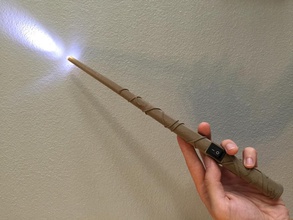 hermione granger's wand - harry potter pinshape 3d-design 3d print model - Mito3D