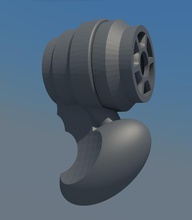 minigrip türbin rotary pinshape 3d tasarım 3d print model - Mito3D