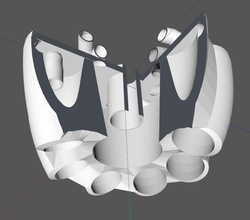 dyson vacuum build 20 experimental pinshape 3d-design 3d print model - Mito3D