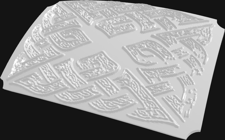 celtic buckle clip pinshape 3d design 3D print model - Mito3D