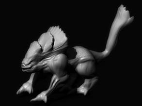 yaratık pinshape hayvan canavarlar canavar 3d print model - Mito3D