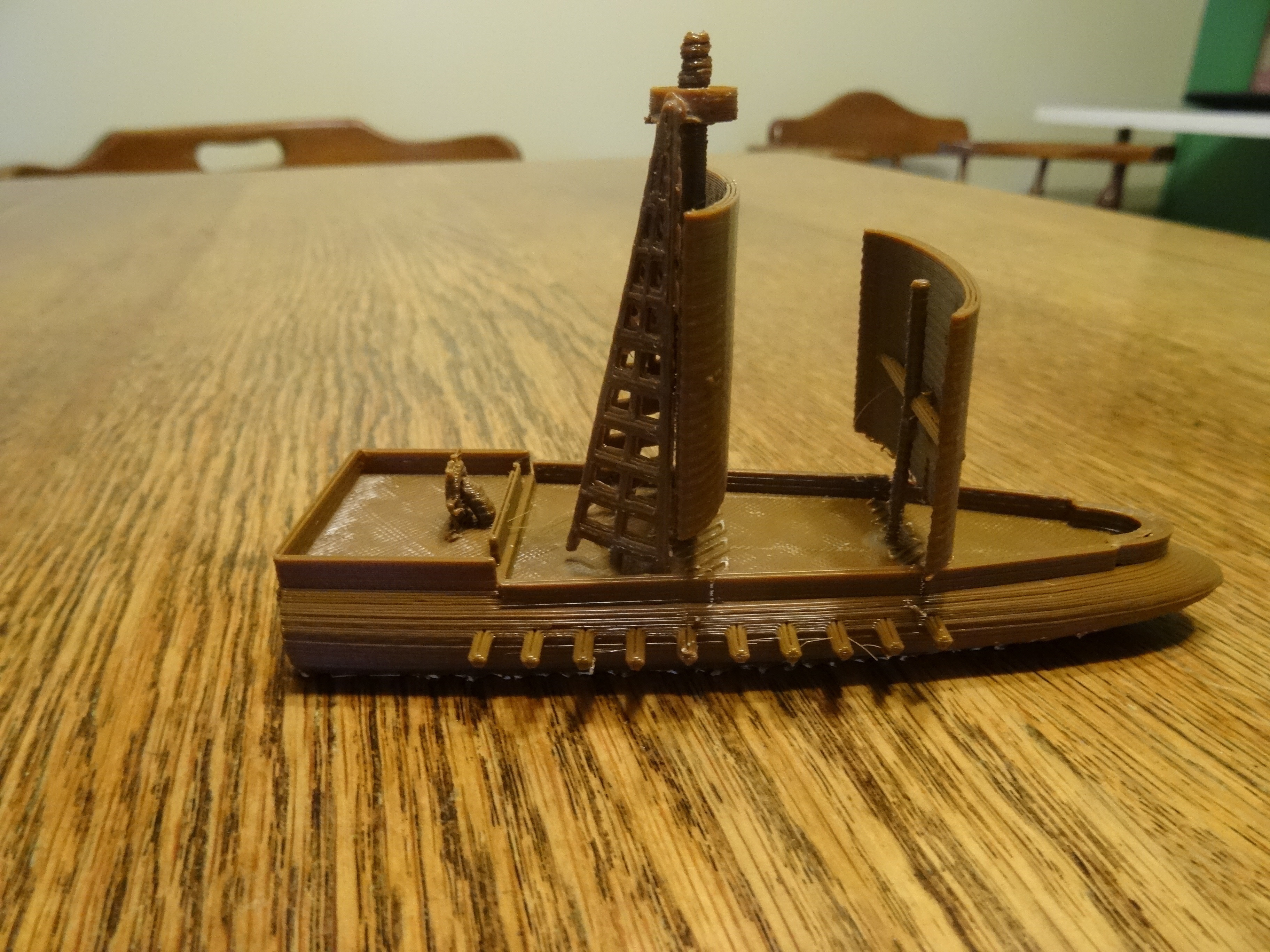 savaş gemisi topları pinshape yüzen deniz topu yelken gemi 3D print model - Mito3D