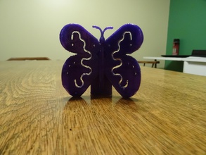 butterfly Tür pinshape Stopp prop Schmetterling 3d print model - Mito3D