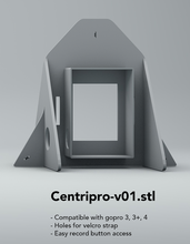 centripo pinshape gopro hero 3 4 3d print model - Mito3D