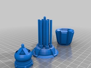 prism tower uyarı 2 pinshape kırmızı 3d tasarım 3d print model - Mito3D