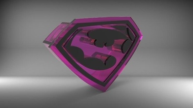 bvs cortador galletas pinshape batman v superman diseño concurso 3d print model - Mito3D