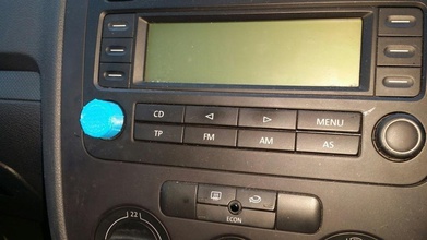 vw golf car stereo button pinshape 3d-design 3d print model - Mito3D