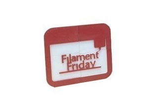 filament friday logo sign pinshape 3d-design 3d print model - Mito3D
