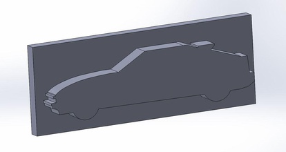 celica supra profile pinshape 3d-design 3d print model - Mito3D