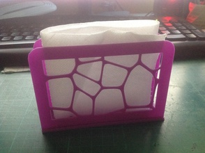 table napkin tissue holder pinshape table-napkin 3d print model - Mito3D