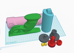 boba fett empire strikes sidearm cut pinshape 3d-design 3d print model - Mito3D