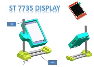 Farb display Unterstützung Bahnhof pinshape 3d design 3d print model - Mito3D