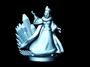 snow queen 18mm Maßstab pinshape 3d design 3d print model - Mito3D