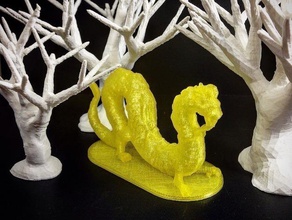 chinese dragon 18mm scale pinshape 3d-design 3d print model - Mito3D
