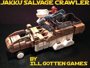 jakku salvage crawler littlebits star wars vehicle pinshape 3d-design 3d print model - Mito3D