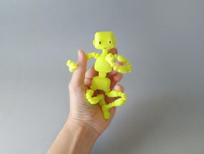 gomeco - flexible doll pinshape 3d-design 3d print model - Mito3D