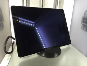 l'ipad 2 air super minimaliste stand pinshape support ipad 3d print model - Mito3D