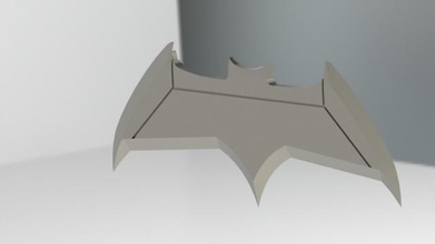batman superman amanhecer justiça batarang pinshape 3d design traje costumes quadrinhos v contest 3d print model - Mito3D