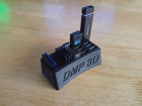 memory card holder pinshape 3d-design sd holders usb 3d print model - Mito3D