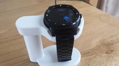 lg watch cargador estación pinshape Diseño 3d reloj pie titular 3d print model - Mito3D