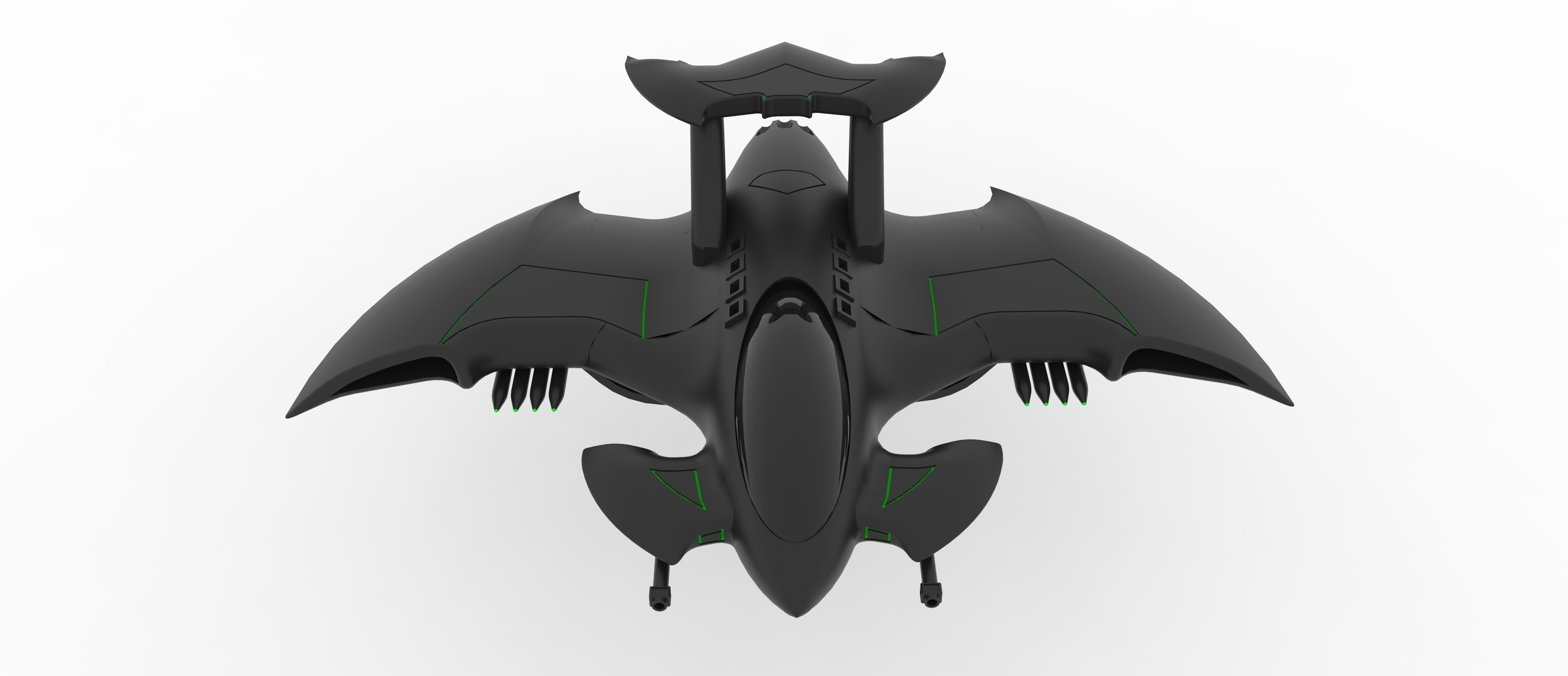 batman aircraft pinshape batman-v-superman-design-contest contest design superman v 3D print model - Mito3D