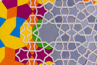 girih piastrelle interattive islamico disegni pinshape disegno 3d 3d print model - Mito3D