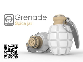 Granate spice jar pinshape 3d print model - Mito3D