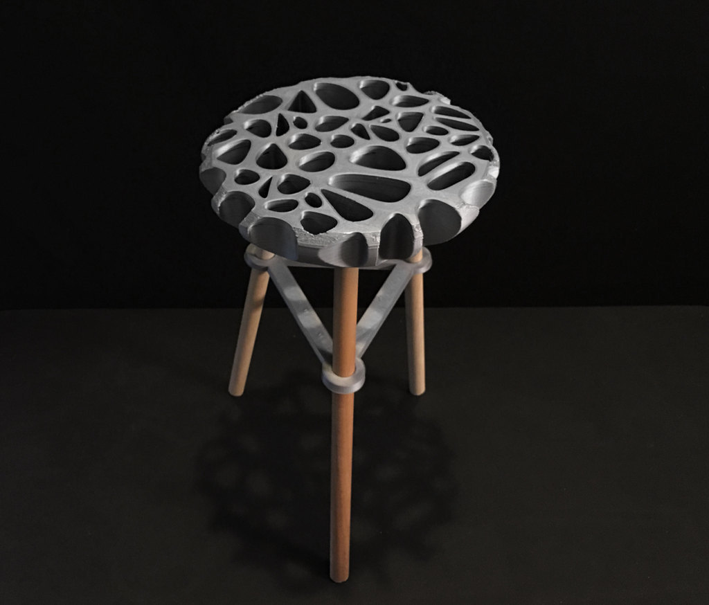 3d printed stool pinshape 3d-design 3D print model - Mito3D