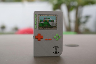 pigrrl 2 - raspberry pi game console pinshape 3d-design 3d print model - Mito3D