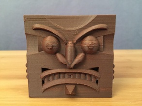 evil face planter hollowed pinshape 3d-design 3d print model - Mito3D
