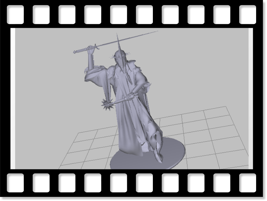 angmarlı cadı Kral pinshape angmar'ın 3dsmax 3D print model - Mito3D