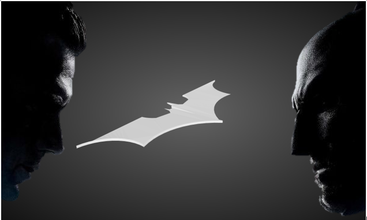 dönen batarang pinshape bat superman yarışma tasarım batman v logosu bumerang 3d print model - Mito3D