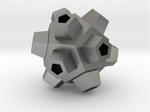 mineral poliedro colgante pinshape Diseño 3d 3d print model - Mito3D