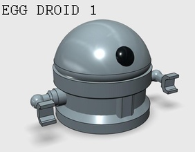 egg droid 1 pinshape 3d-design 3d print model - Mito3D