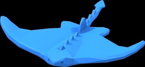 pequeña lego manta ray pinshape Diseño 3d 3d print model - Mito3D