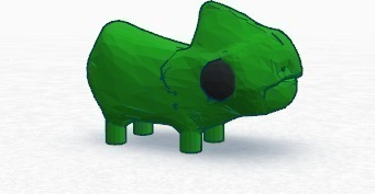 alien cerdo pinshape Diseño 3d 3D print model - Mito3D